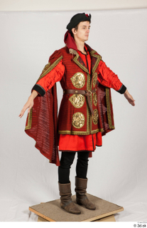  Photos Medieval Knight in cloth armor 4 17th century Historical clothing a poses whole body 0006.jpg
